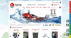 Desktop Screenshot of numa.sk